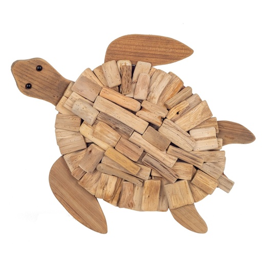 [7272522] Tortuga decorativa de madera